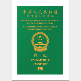 Macau passport Posters and Art